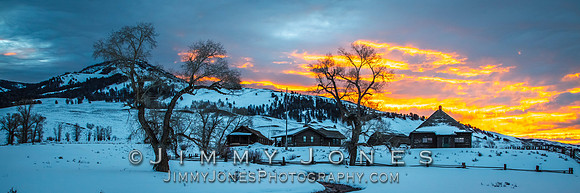 Buffalo Ranch at Sunrise ~ Lamar Valley