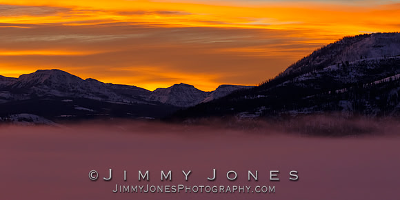Sunrise from Lamar Canyon East