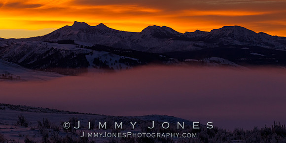 Sunrise from Lamar Canyon East